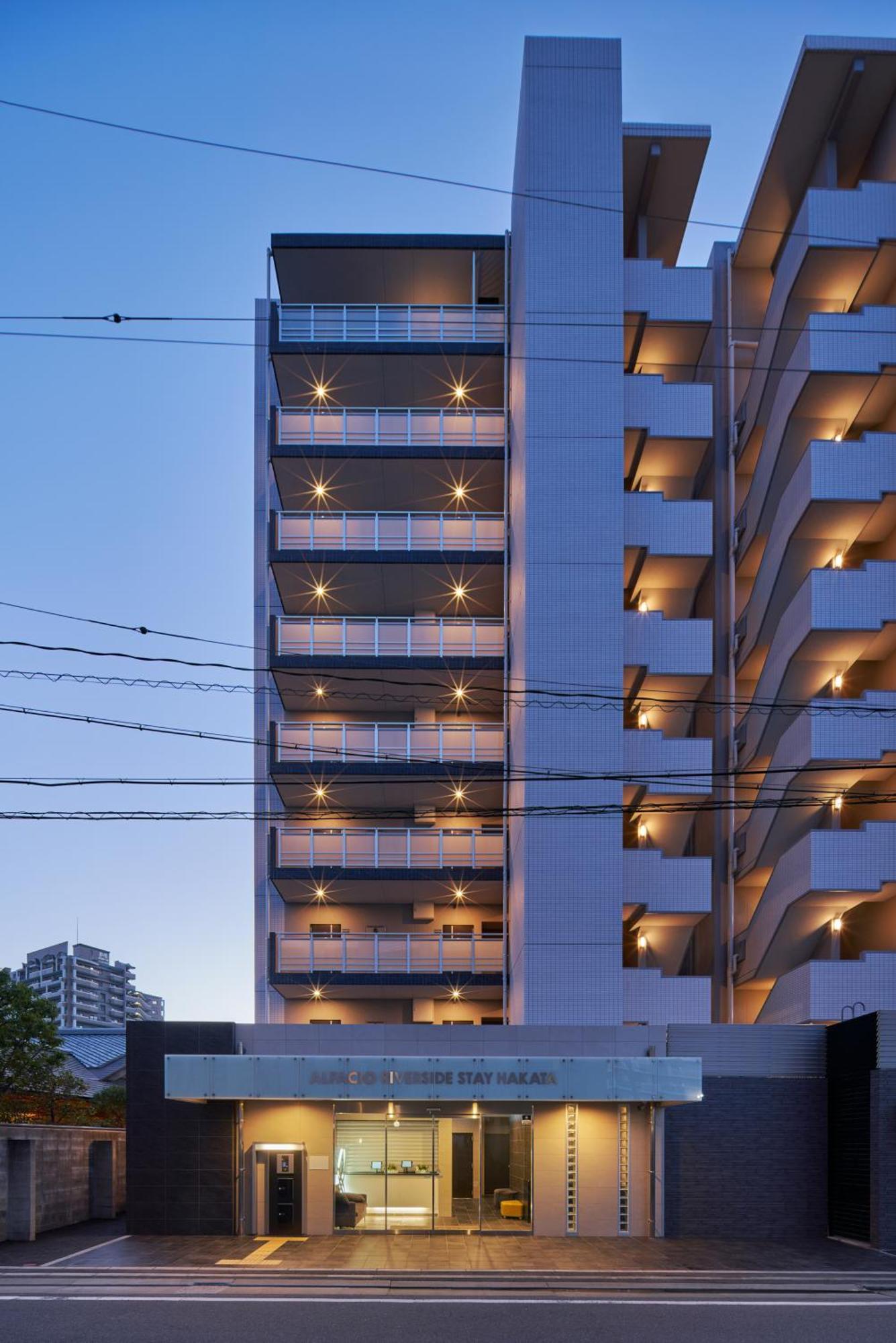 Alfacio Riverside Stay Hakata ฟูกุโอกะ ภายนอก รูปภาพ