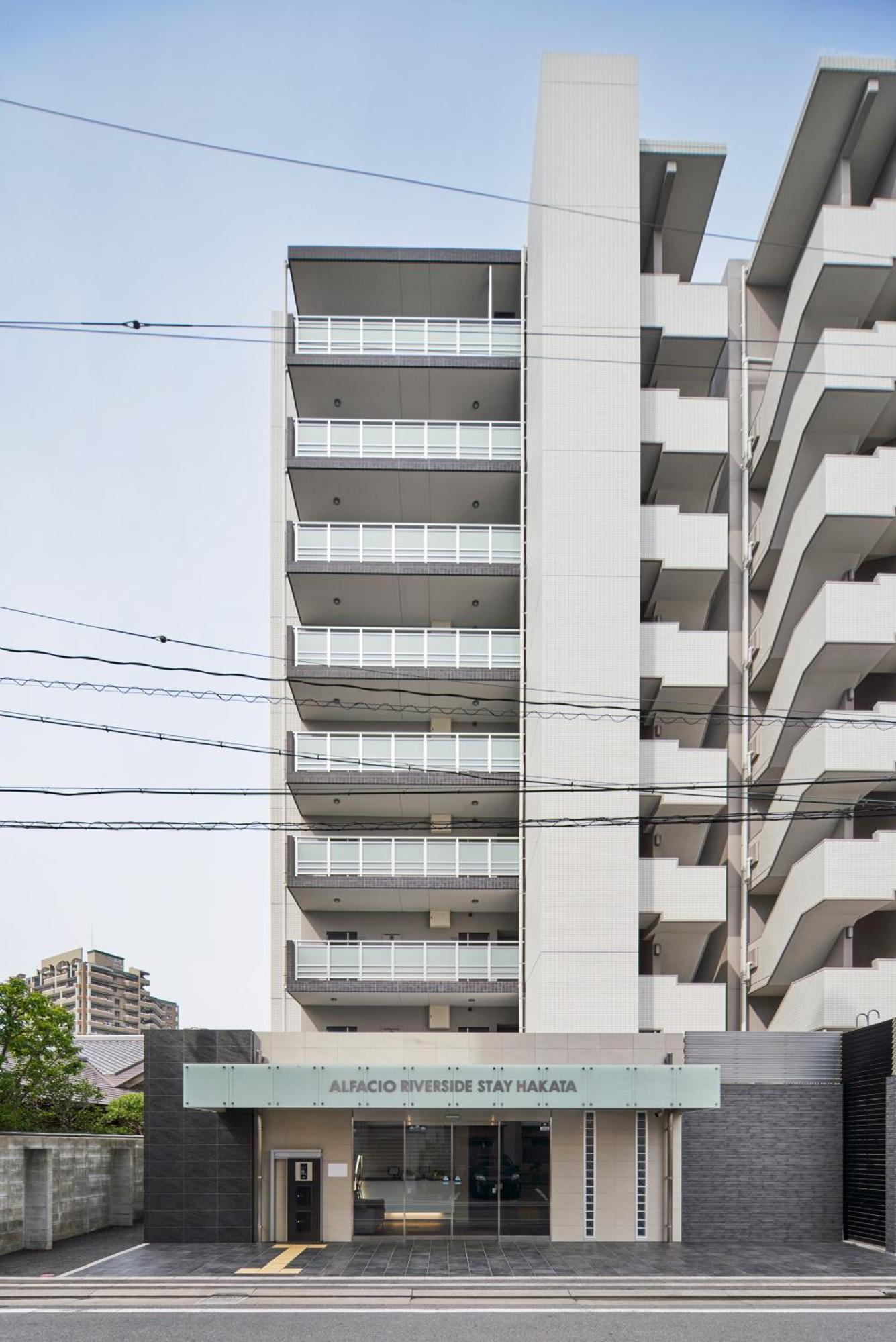 Alfacio Riverside Stay Hakata ฟูกุโอกะ ภายนอก รูปภาพ