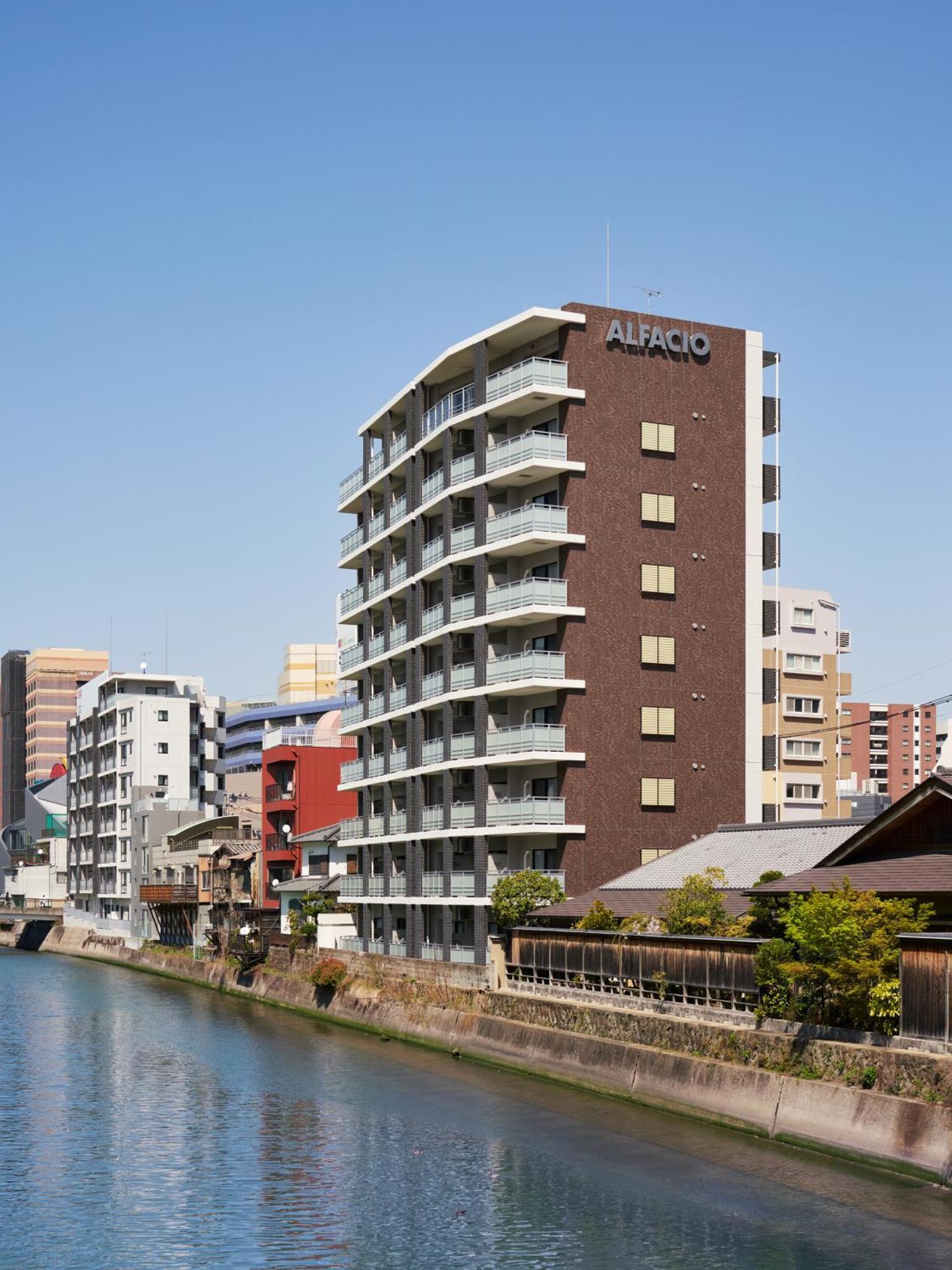 Alfacio Riverside Stay Hakata ฟูกุโอกะ ภายนอก รูปภาพ