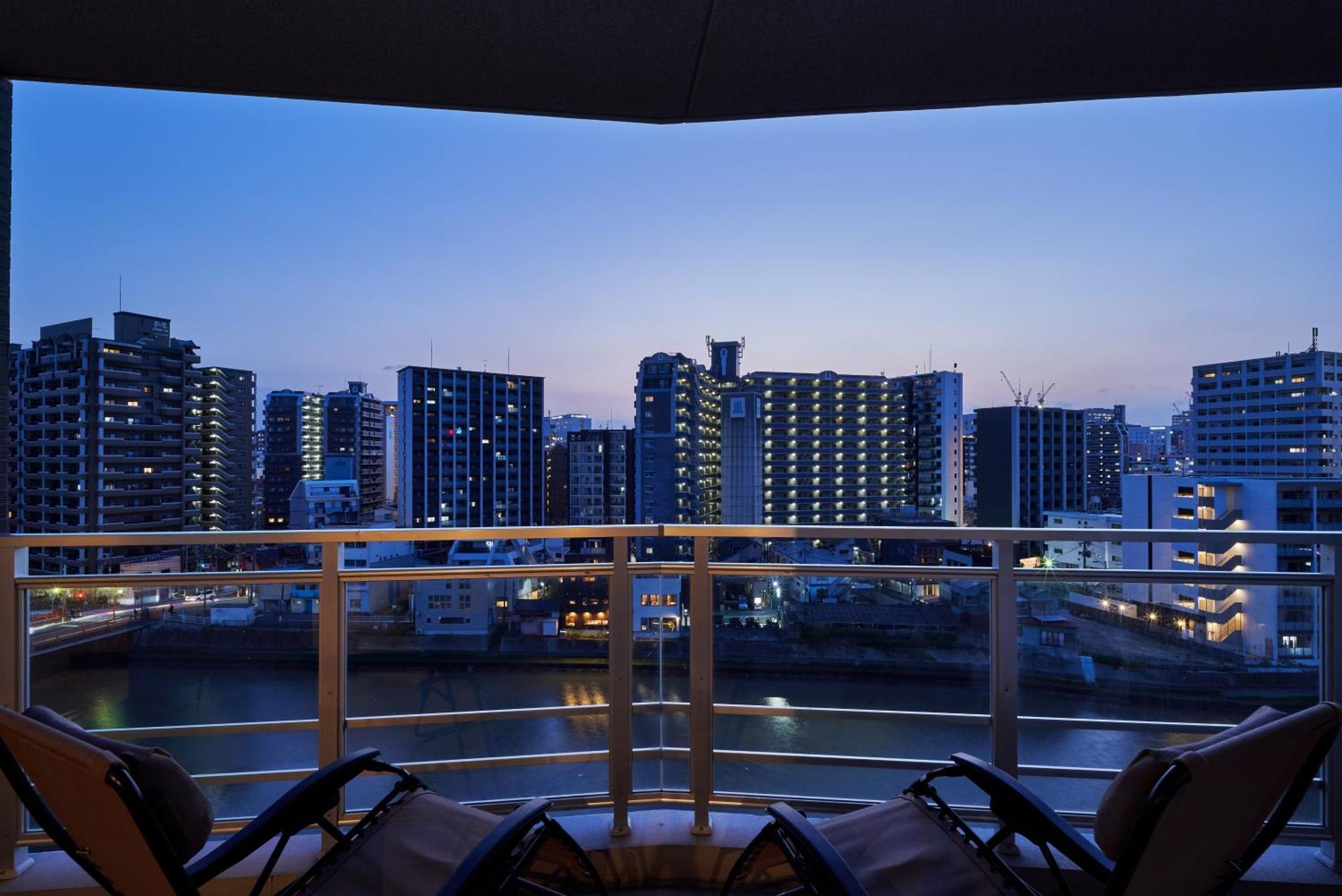 Alfacio Riverside Stay Hakata ฟูกุโอกะ ภายนอก รูปภาพ